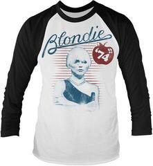 Blondie Apple 74 Long Sleeved Baseball Shirt White/Black