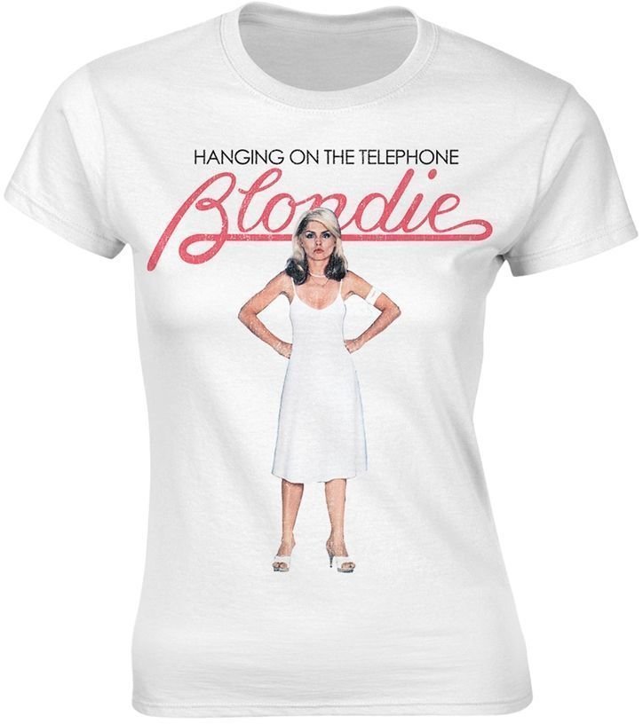 T-Shirt Blondie T-Shirt Hanging On The Telephone White M