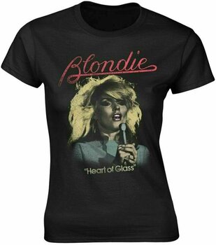 Tričko Blondie Tričko Heart Of Glass Dámské Černá L - 1