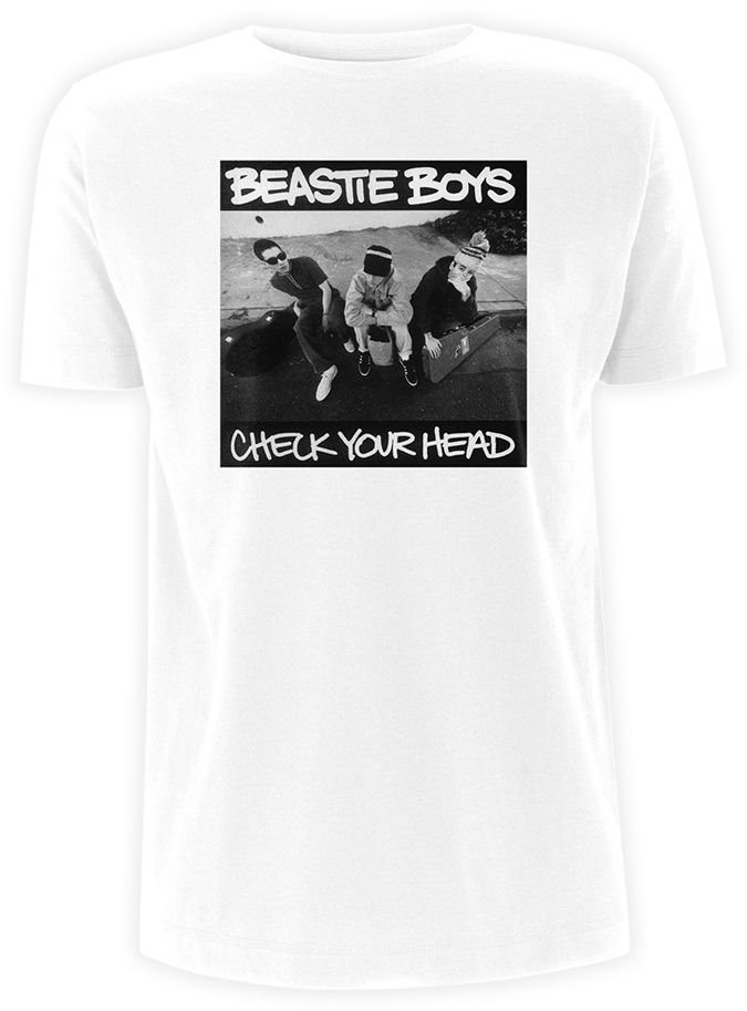 Skjorte Beastie Boys Skjorte Check Your Head hvid S