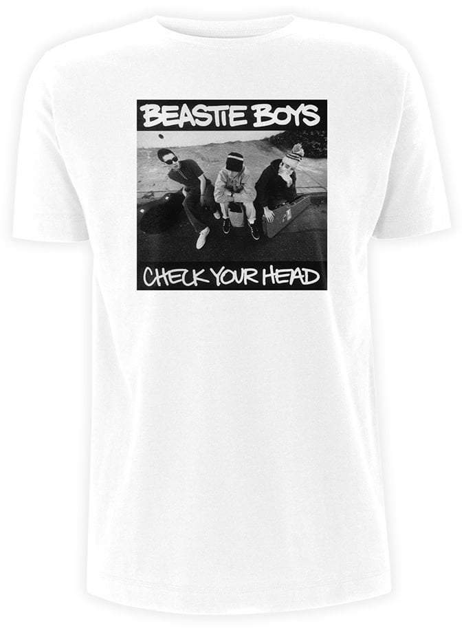 T-shirt Beastie Boys Check Your Head White L T-shirt
