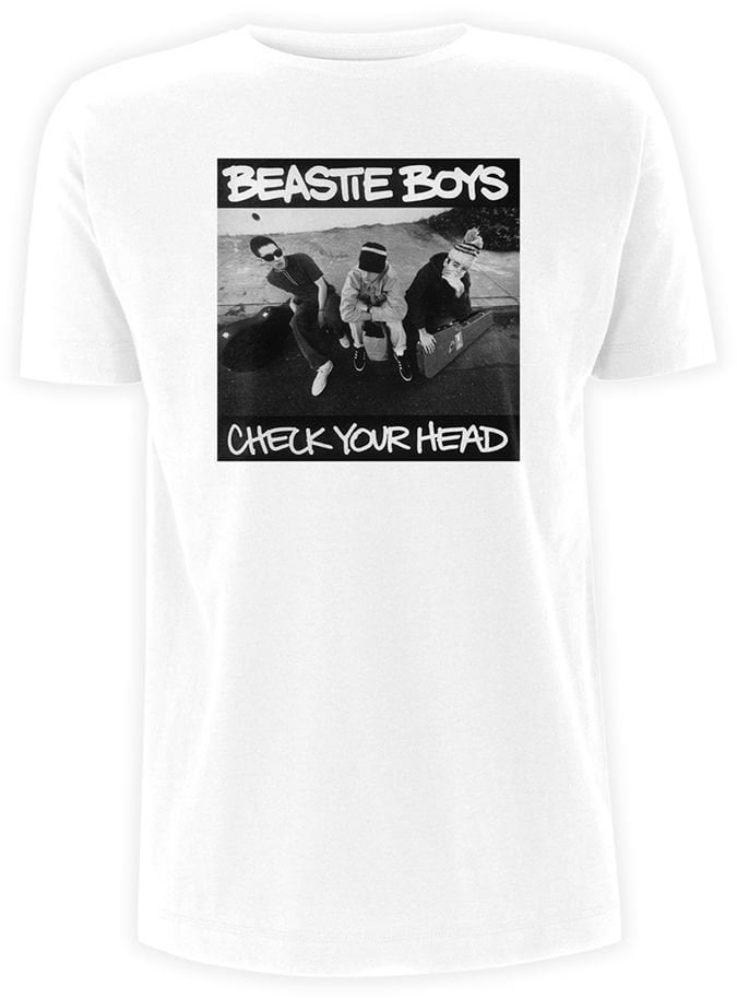 Camiseta de manga corta Beastie Boys Camiseta de manga corta Check Your Head Hombre White 2XL