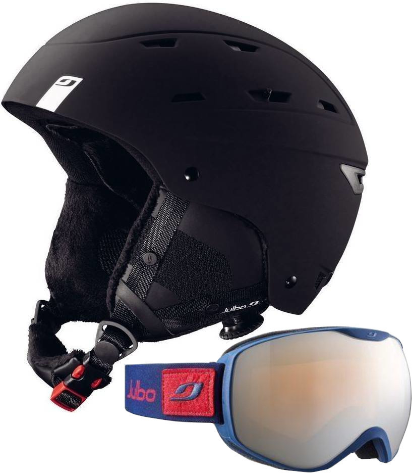 Casco de esquí Julbo Norby Ski Helmet Black 56-58 SET Black L (56-58 cm) Casco de esquí