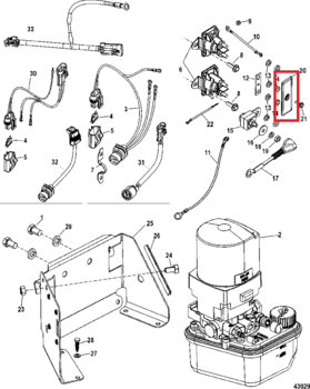 Boat Engine Spare Parts Quicksilver Insulator 85-861680 - 1
