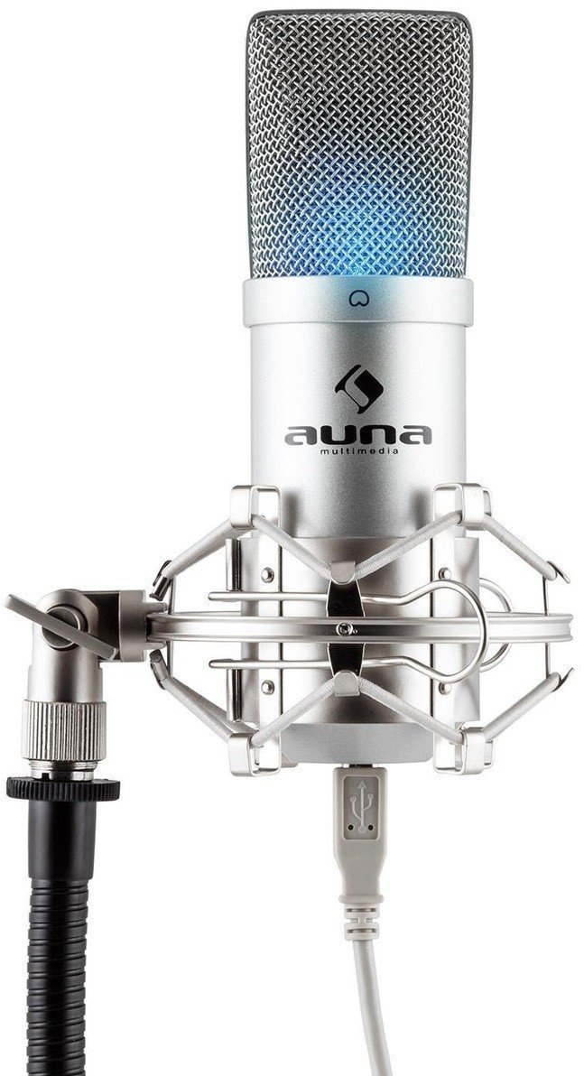 Microphone USB Auna MIC-900S-LED