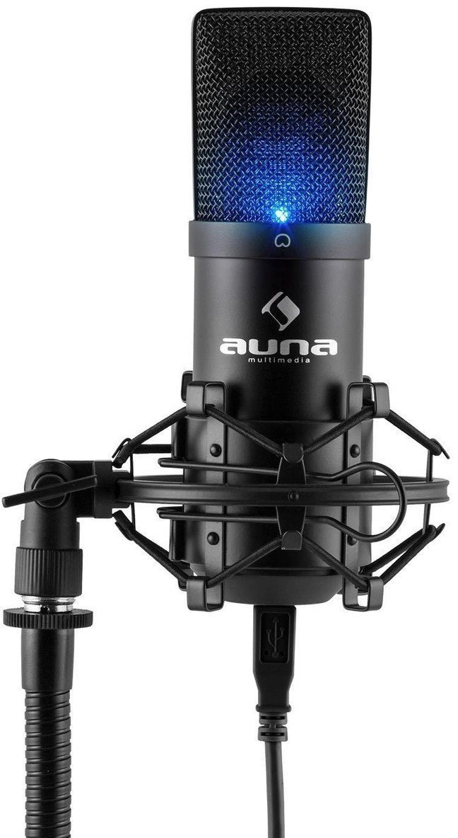 USB микрофон Auna MIC-900B-LED