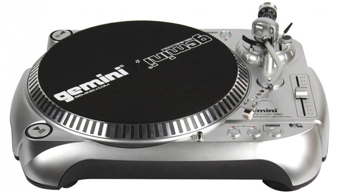 DJ-pladespiller Gemini TT1100USB