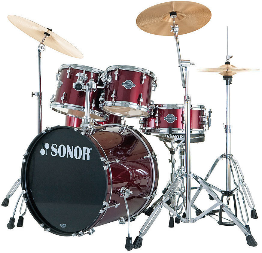Akustik-Drumset Sonor Smart Force Xtend Stage 2 Set Wine Red