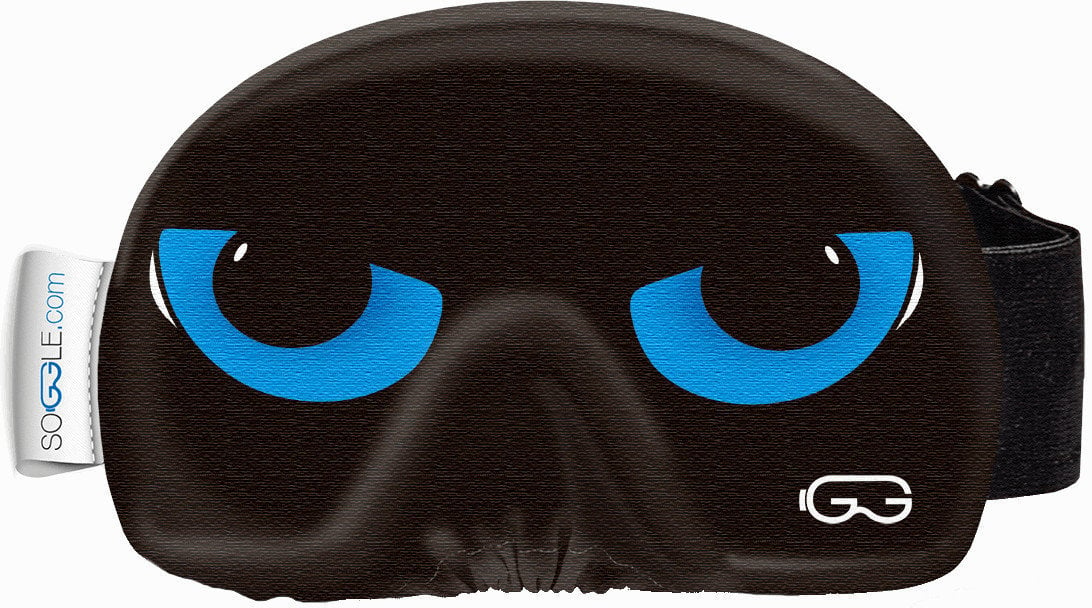 Housse pour casques de ski Soggle Goggle Cover Eyes Blue Housse pour casques de ski