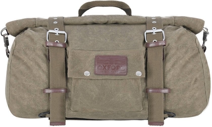 Motorrad Hintere Koffer / Hintere Tasche Oxford Heritage Roll Bag Khaki 30L