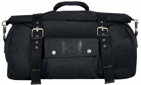 Motorcycle Top Case / Bag Oxford Heritage Roll Bag Black 50L - 1