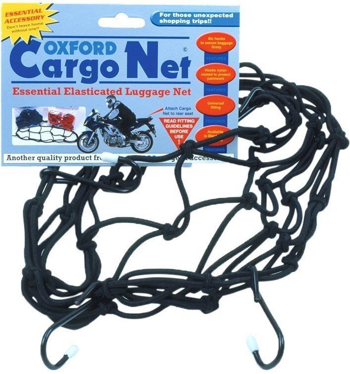 Popruh na motorku Oxford Cargo Net - Blue