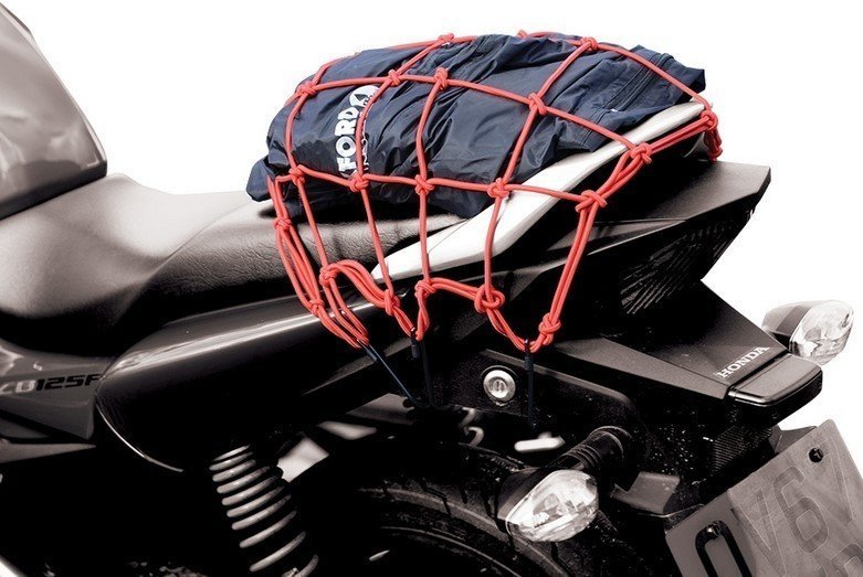 Motorcycle Rope / Strap Oxford Cargo Net - Red