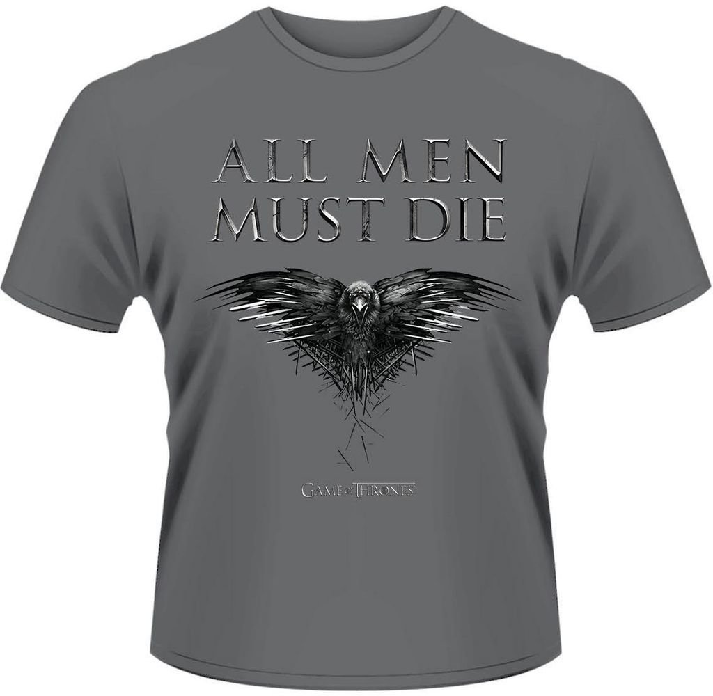 T-shirt Game Of Thrones Allenust Die Grey L T-shirt