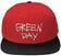 Hoed pet Green Day Hoed pet Radio Red