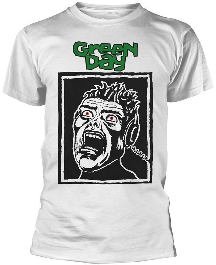 Shirt Green Day Shirt Scream Heren White XL