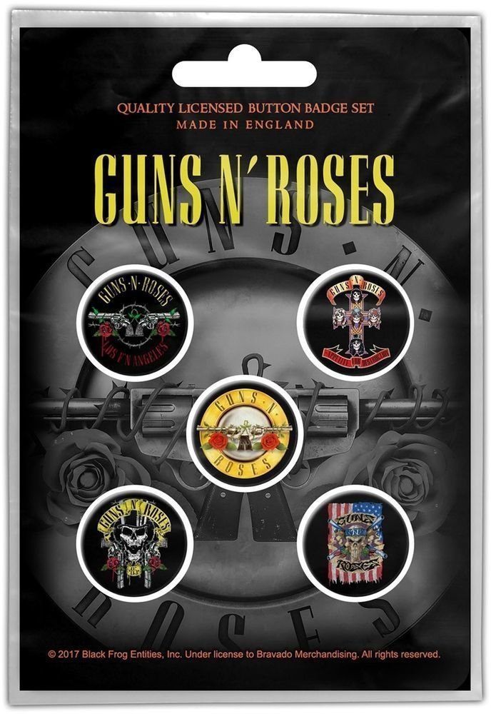 Jelvény Guns N' Roses Bullet Logo Jelvény
