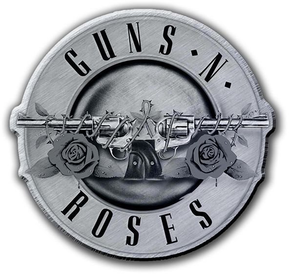 Felvarró, matrica, jelvény Guns N' Roses Bullet Logo Jelvény