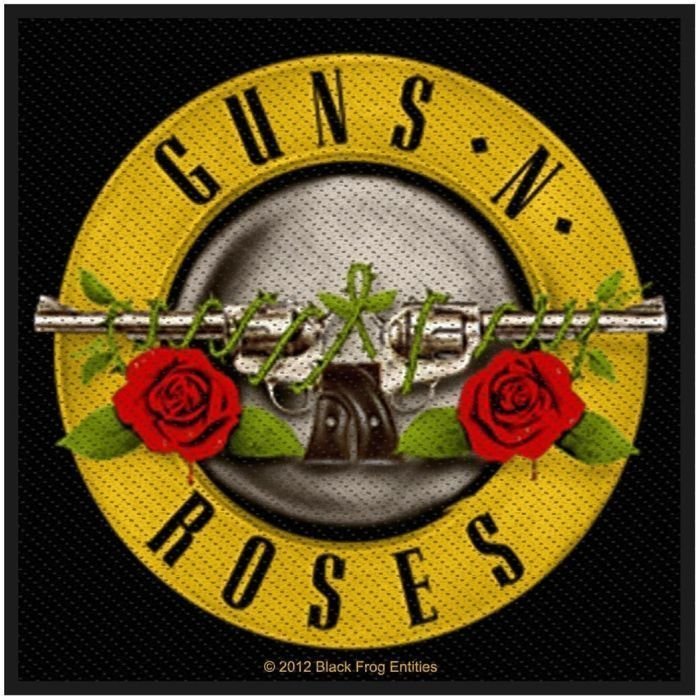 Lapje Guns N' Roses Bullet Logo Lapje