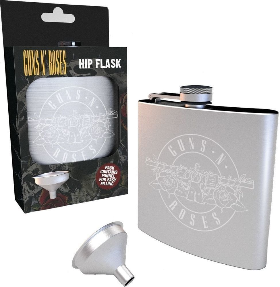 Musiciens dans la cuisine Guns N' Roses Logo Hip Flask