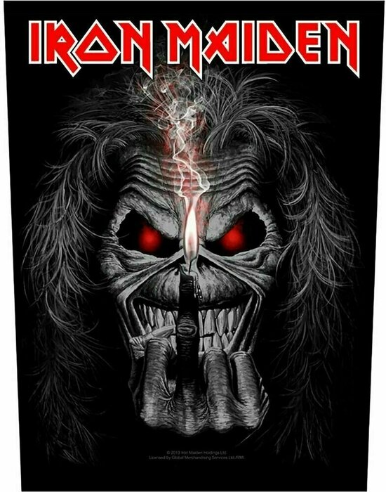 Iron Maiden Eddie Candle Finger Patch