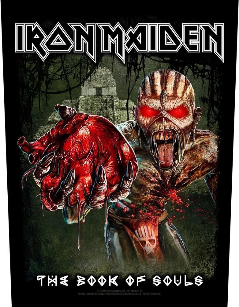 Toppa, spilla, adesivo Iron Maiden Eddie's Heart Toppa da cucire