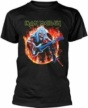 T-shirt Iron Maiden Fear Live Flames Black M T-shirt - 1