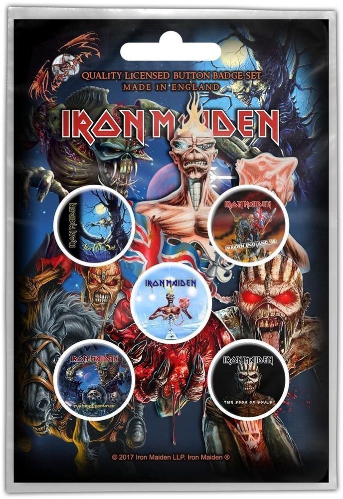 Remendo, autocolante, emblema Iron Maiden Later Albums Distintivo