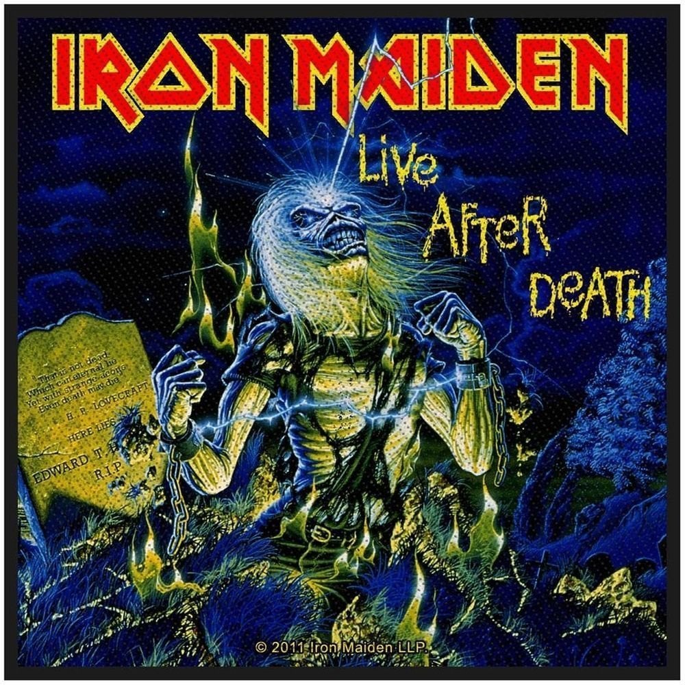 Tapasz Iron Maiden Live After Death Tapasz