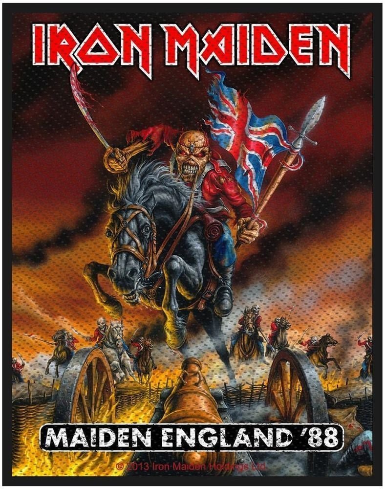 Patch, Sticker, badge Iron Maiden Maiden England Sew-On Patch