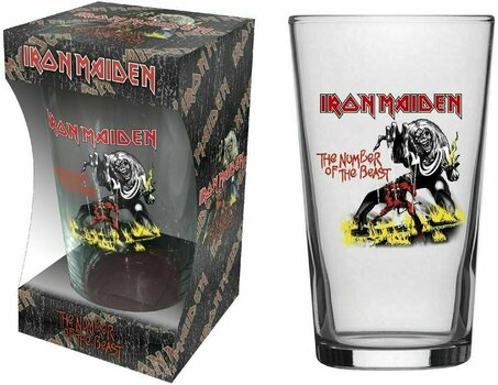 Glas Iron Maiden Number Of The Beast Glas - 1