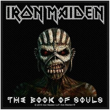Patch, klistermærke, badge Iron Maiden The Book Of Souls Sy-på patch - 1