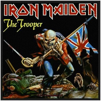 Paikka, tarra, rintamerkki Iron Maiden The Trooper Sew-On Patch - 1