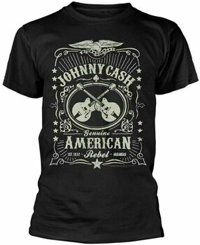 Skjorte Johnny Cash Skjorte American Rebel Sort L - 1