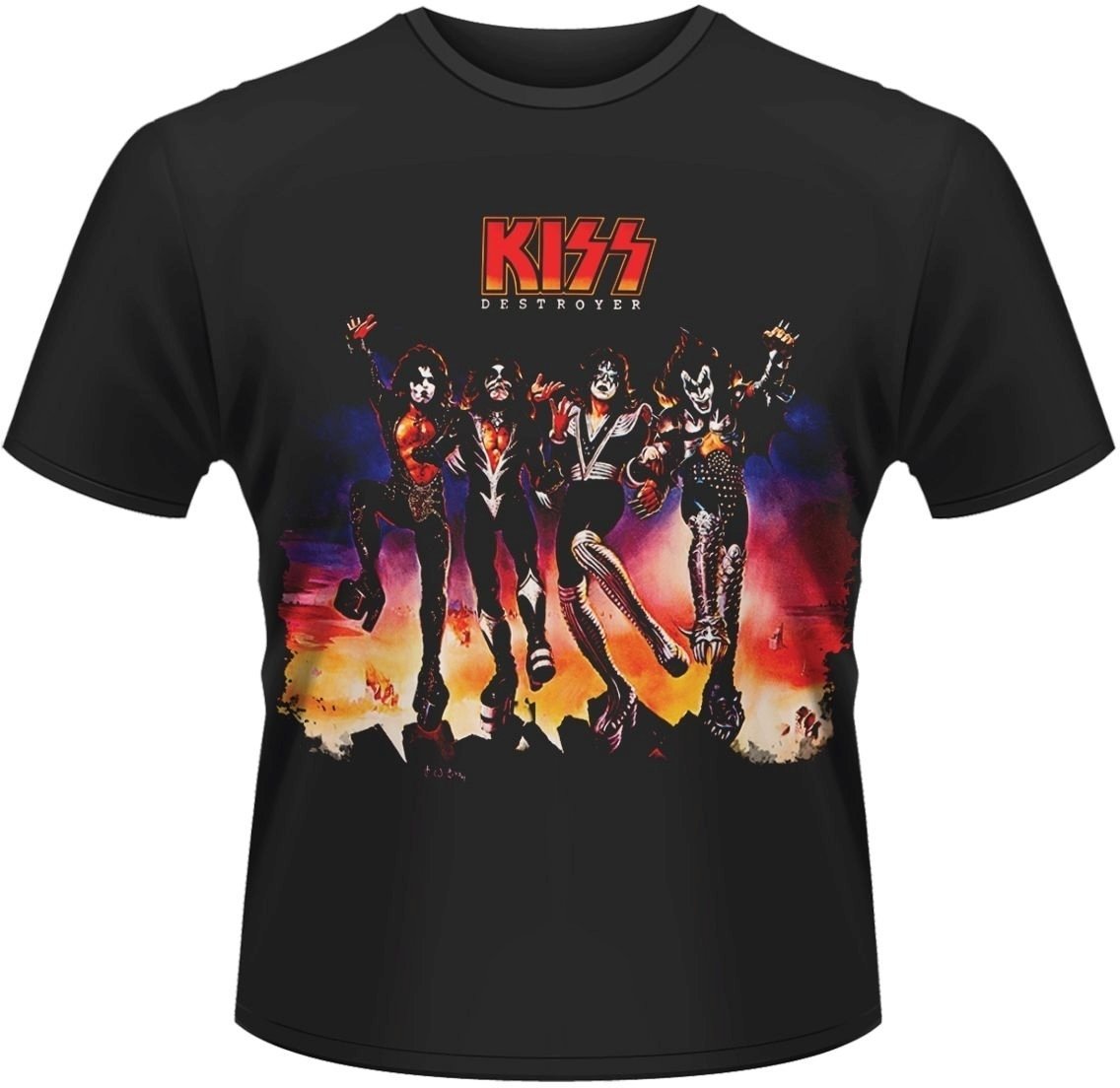 T-shirt Kiss Destroyer Black 3XL T-shirt