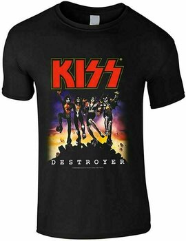 T-Shirt Kiss T-Shirt Destroyer Black 7 - 8 Y - 1