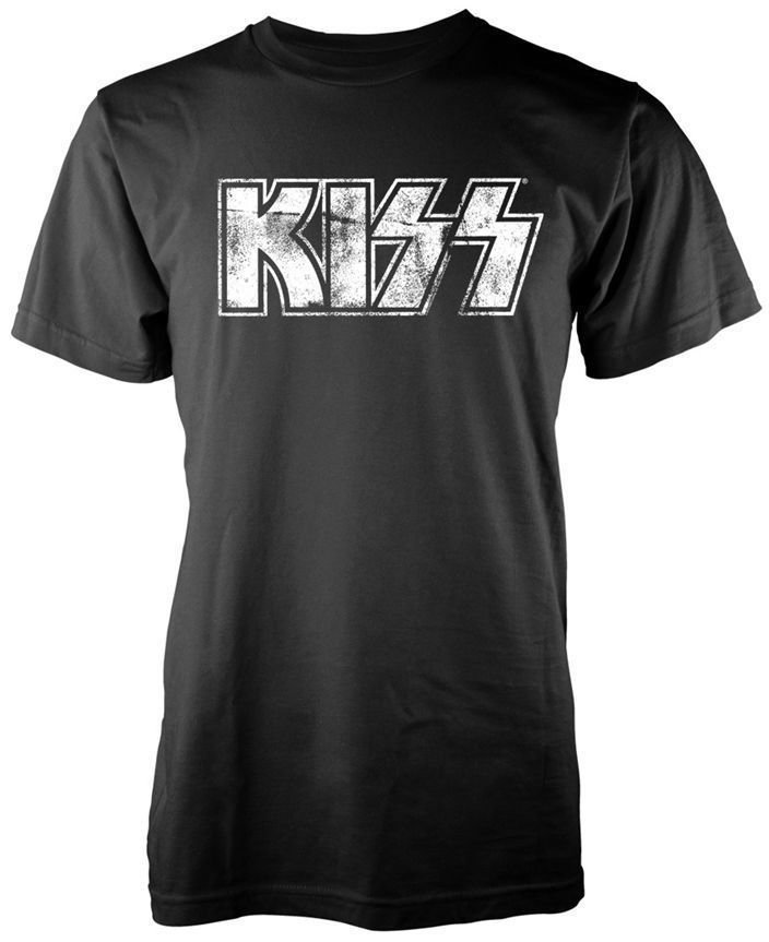 T-shirt Kiss Distressed Logo XL