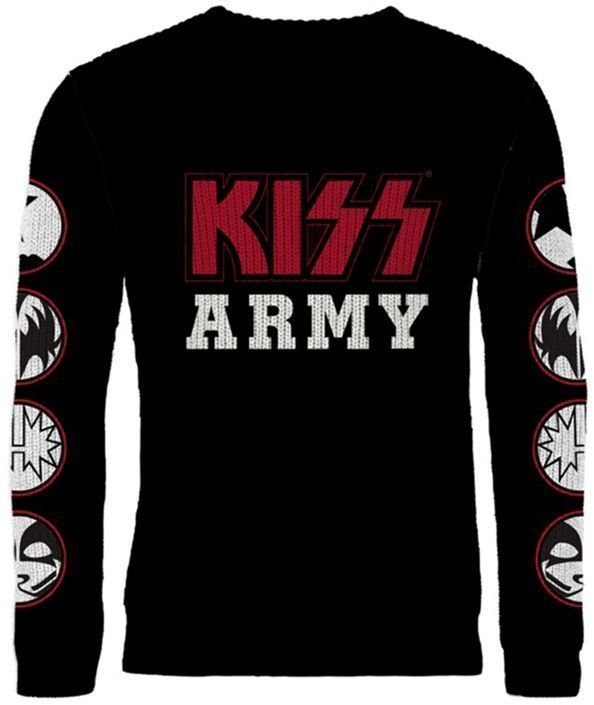 Hættetrøje Kiss Hættetrøje Army Sort XL