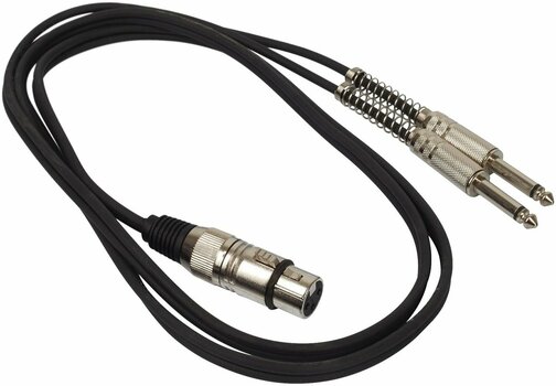 Adapter/Patch-kabel Bespeco BT2700F Sort 1,5 m Lige - Lige - 1