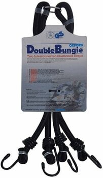 Мрежа за мотор / Ластик за багаж Oxford Double Bungee Strap System 9mm/600mm - 1