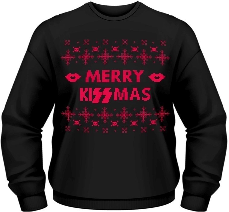 Hoodie Kiss Hoodie Merry Kissmas Black S