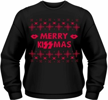 Hoodie Kiss Hoodie Merry Kissmas Black S - 1