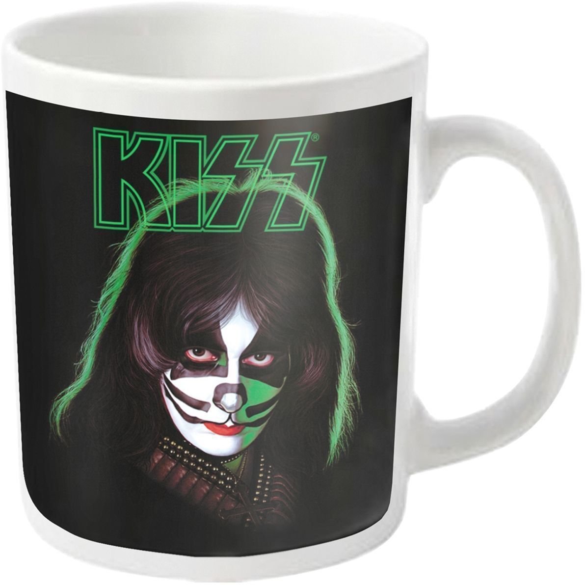 чаша Kiss Peter Criss White Mug