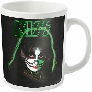 Taza Kiss Peter Criss White Mug - 1