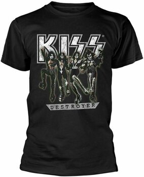 T-shirt Kiss Retro Destroyer Black XL T-shirt - 1