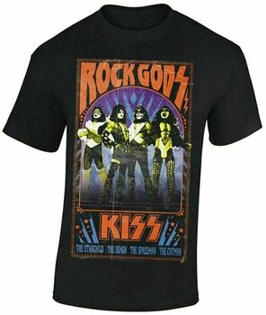 T-shirt Kiss T-shirt Rock God Black 7 - 8 ans - 1
