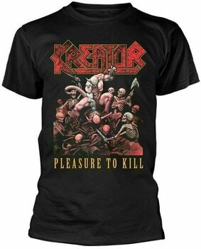 Skjorta Kreator Skjorta Pleasure To Kill Herr Black XL - 1