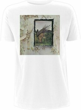 T-shirt Led Zeppelin T-shirt IV Album Cover Homme Blanc 2XL - 1