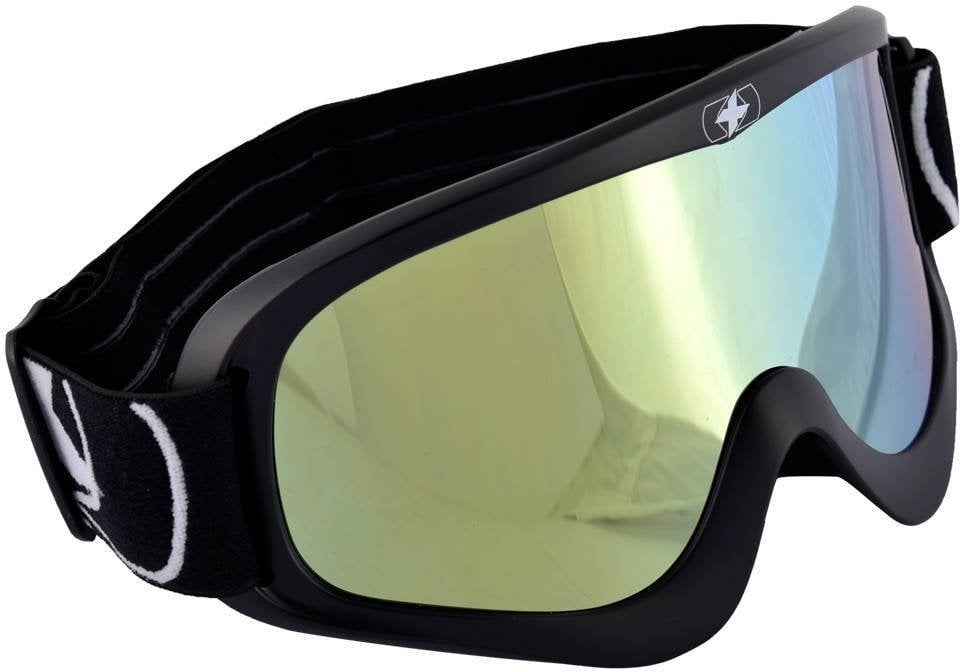 Gafas de moto Oxford Fury OX205 Matt Black/Clear Gafas de moto
