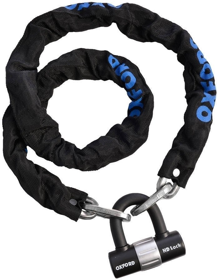 Moto ključavnica Oxford HD Chain Lock Črna Moto ključavnica